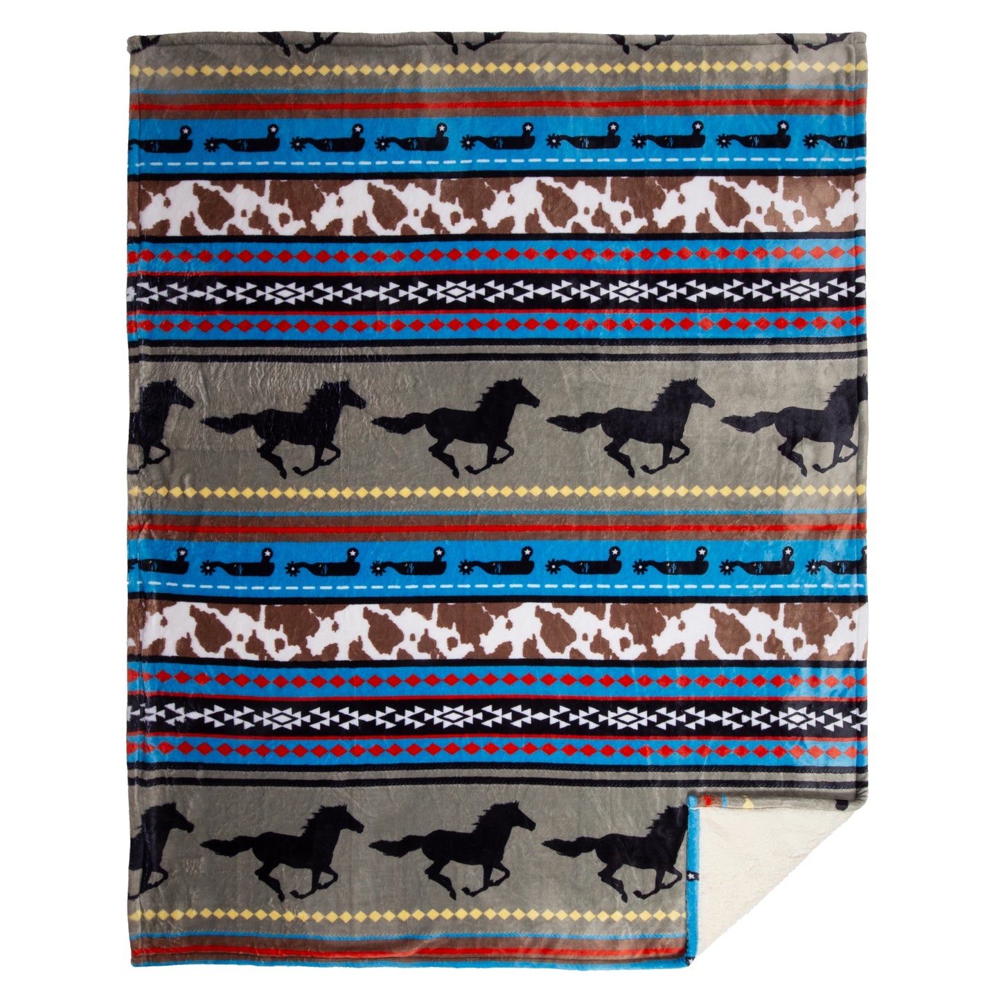 Free Spirit Plush Sherpa Throw