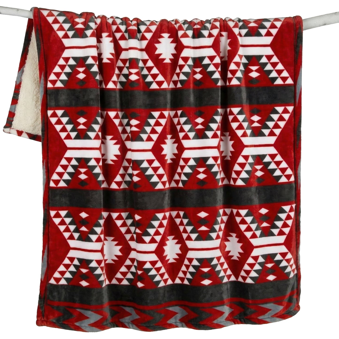 Utah Plush Sherpa Throw