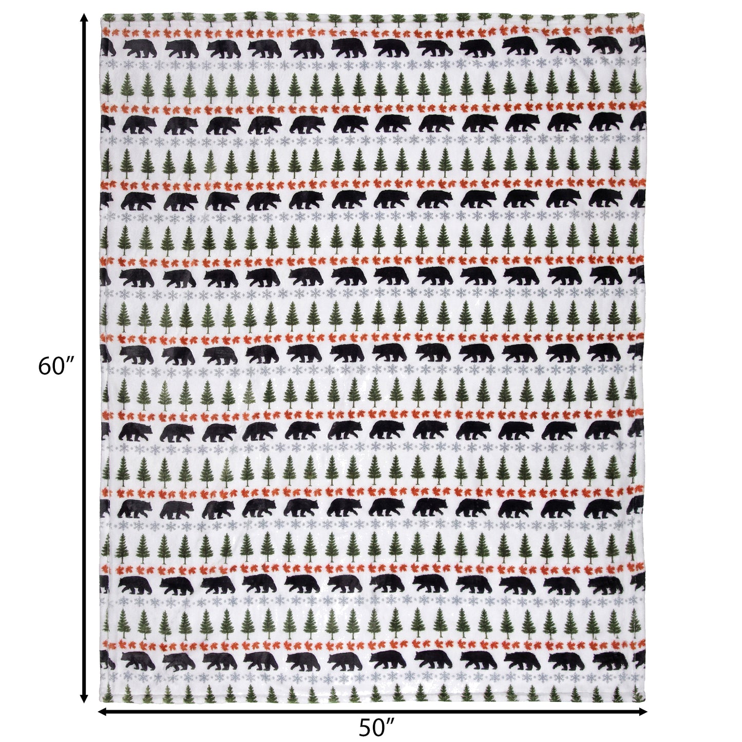 Evergreen Bear Travel Blanket