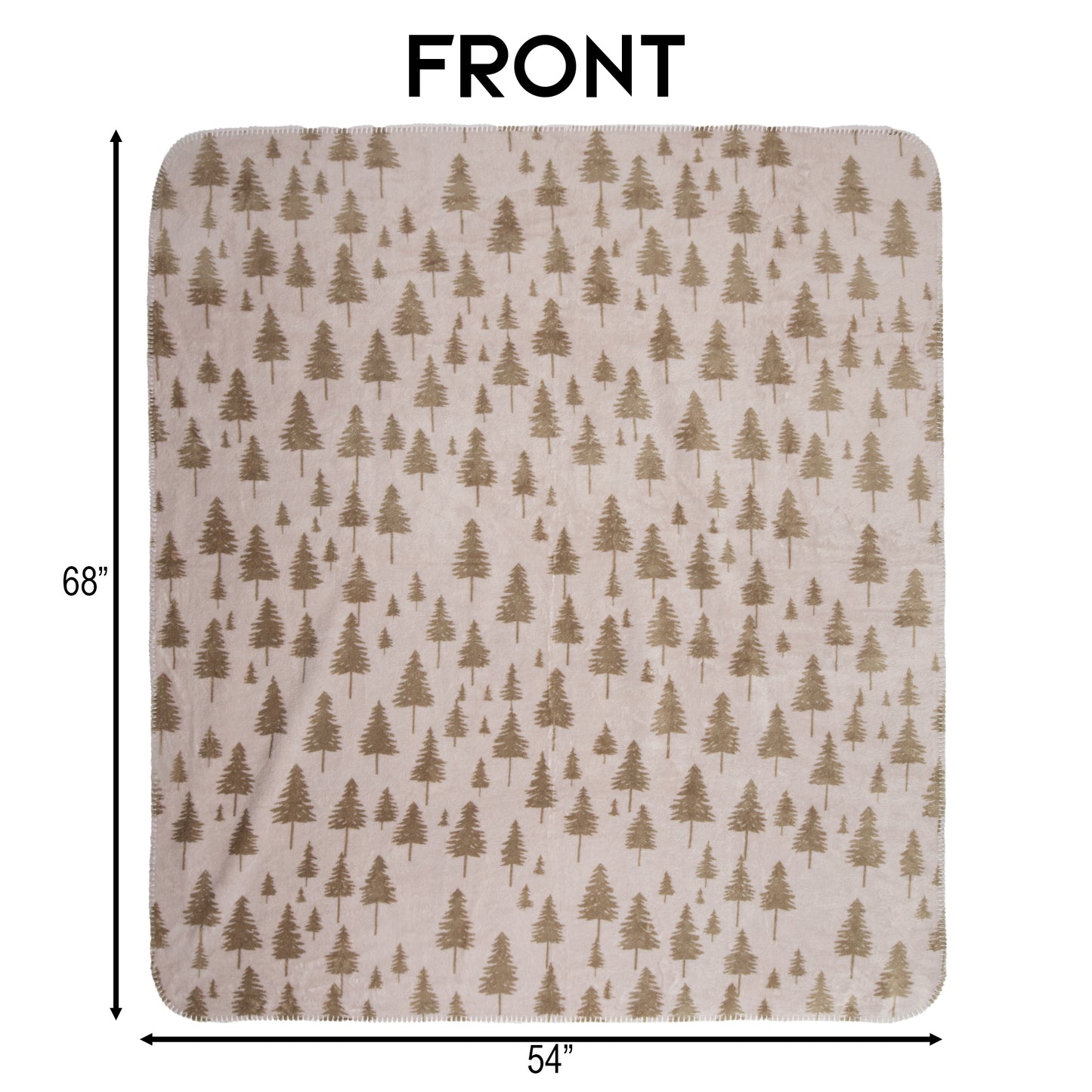 Fall Plains Reversible Plush Throw