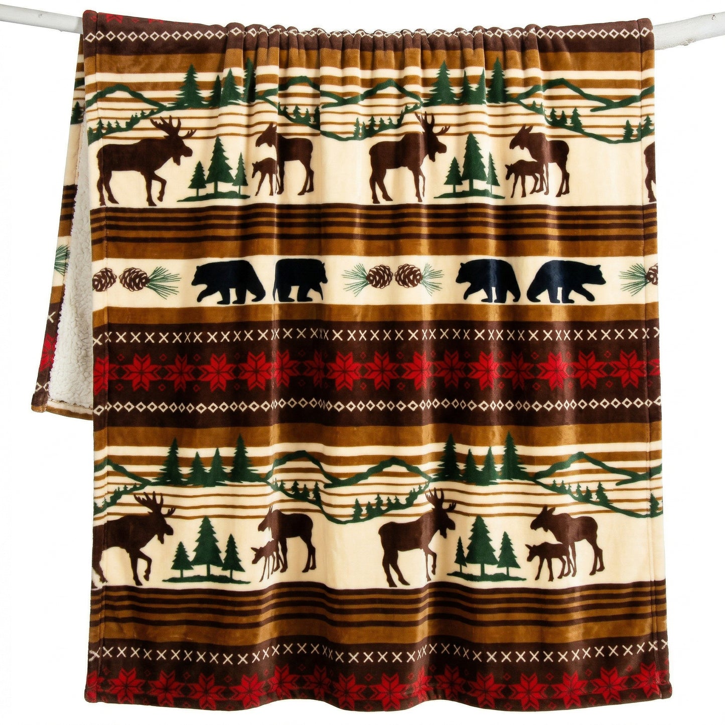 Hinterland Plush Sherpa Throw