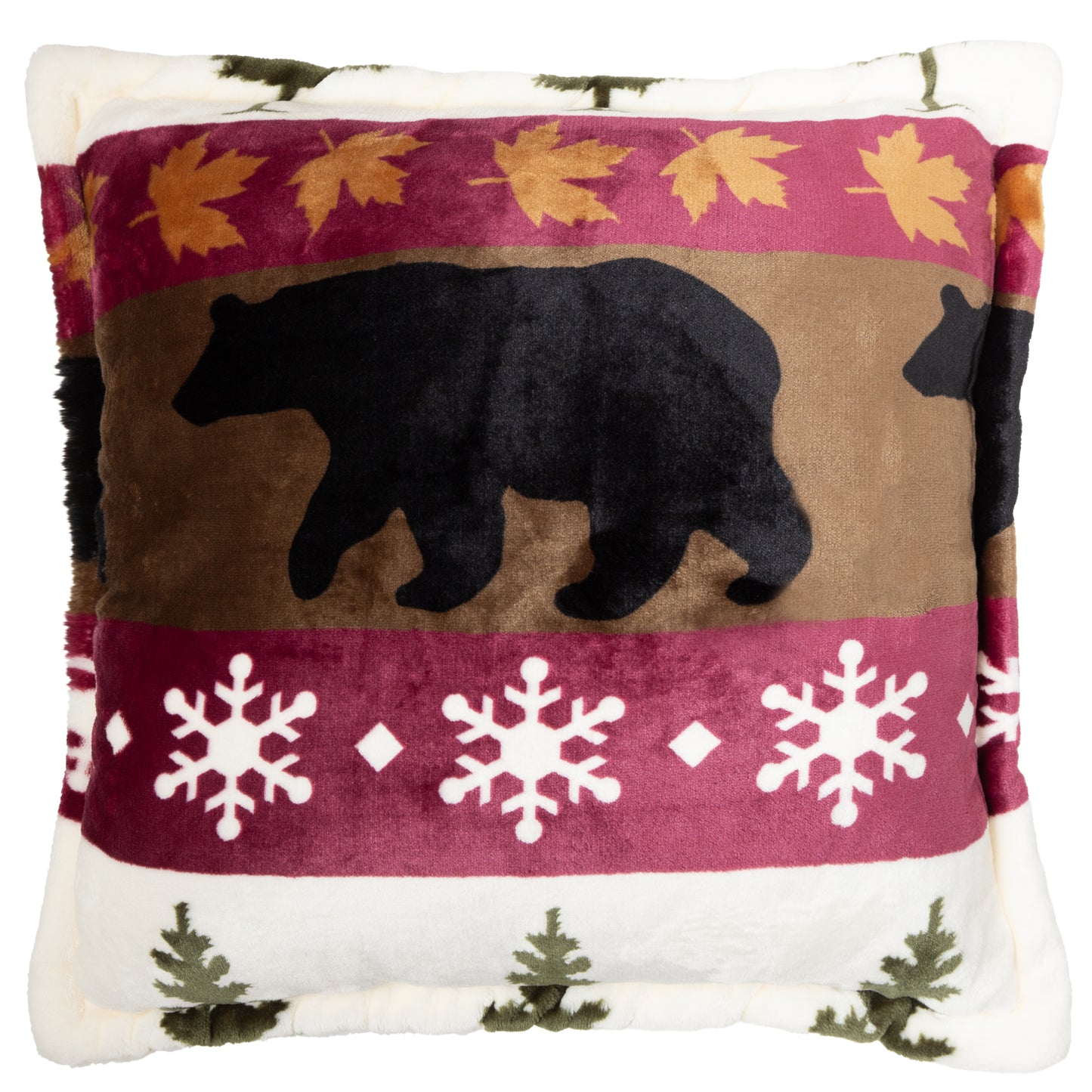 Tall Pine Plush Sherpa Pillow