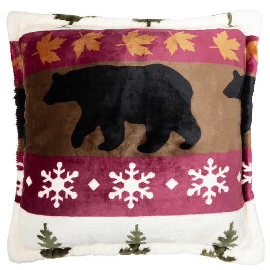 Tall Pine Plush Sherpa Pillow
