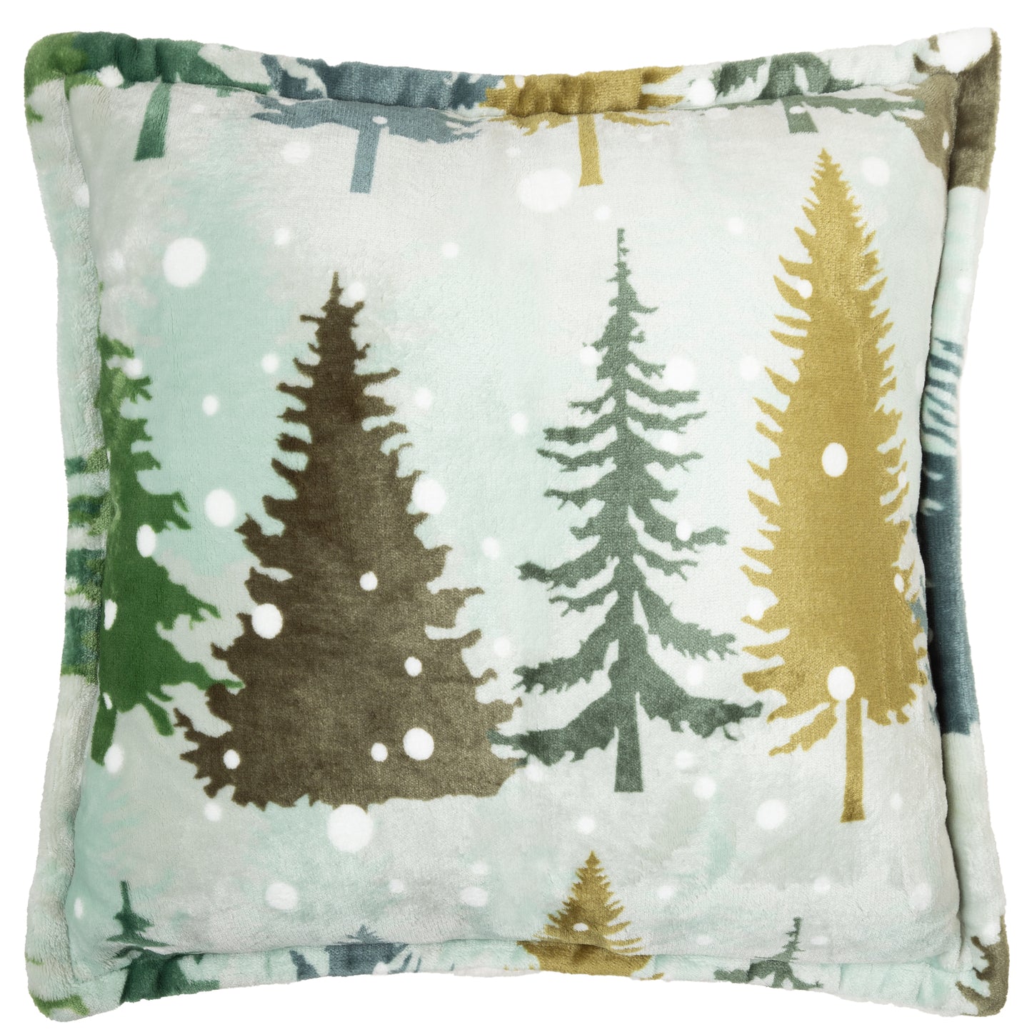 Snowflake Sherpa Throw Pillow