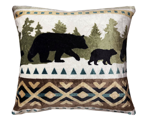 Hidden Lake Plush Sherpa Pillow