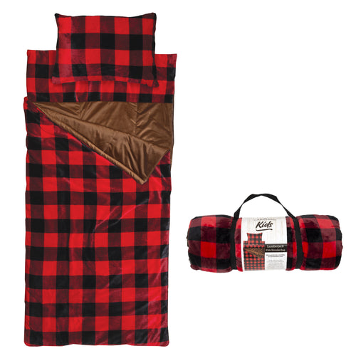 Red Lumberjack Slumber Bag