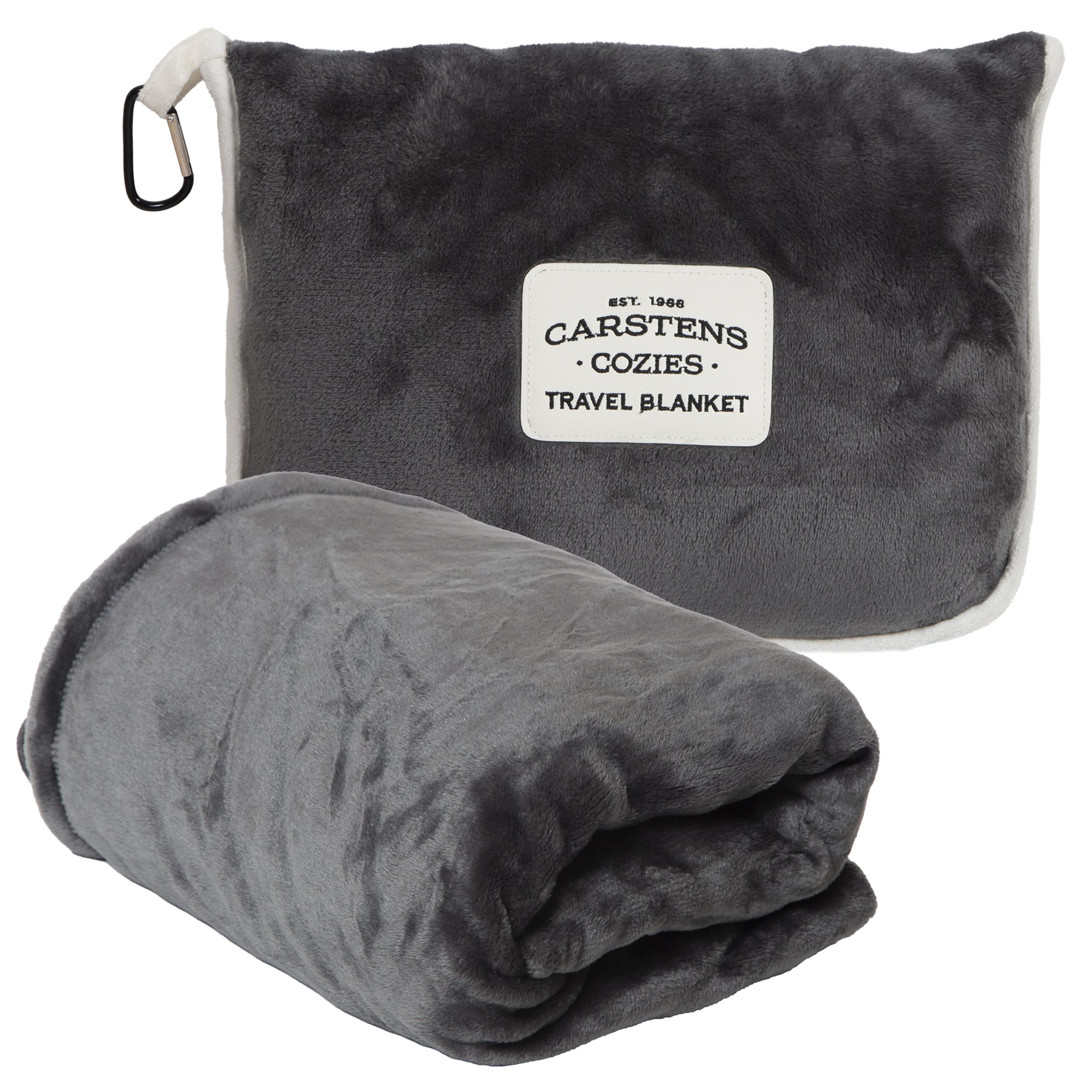 Perfect Grey Travel Blanket – Carstens, Inc