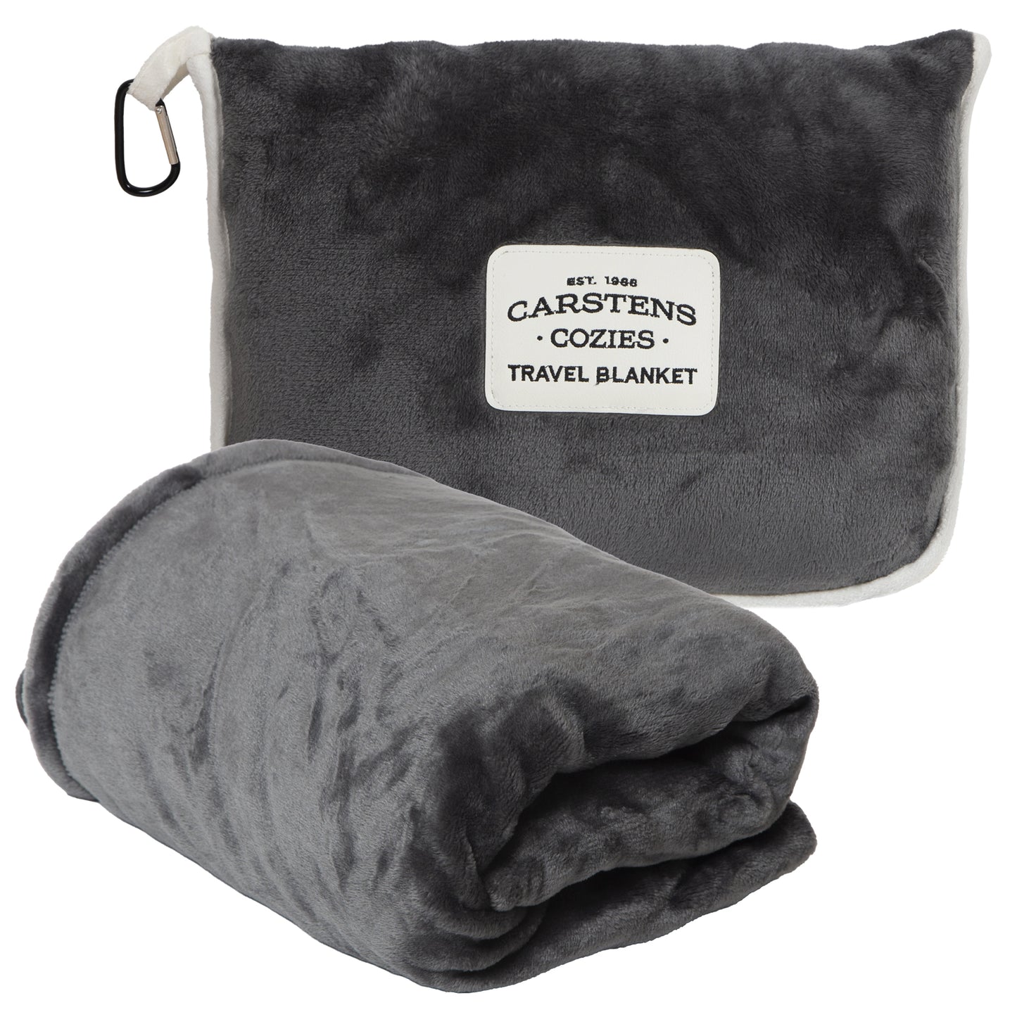Perfect Grey Travel Blanket