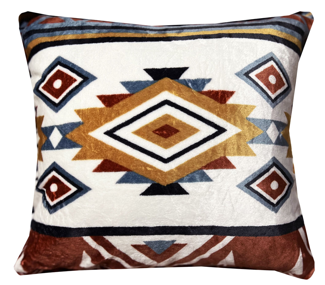 Arrowhead Earth Plush Sherpa Pillow