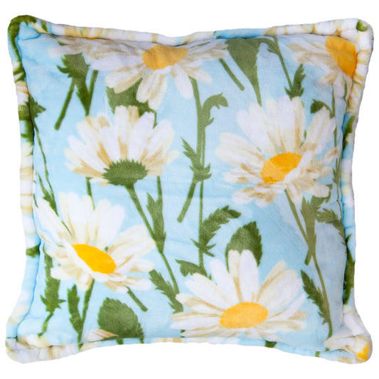 Daisy Daydream Plush Sherpa Pillow