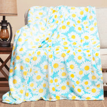 Load image into Gallery viewer, Flower Power Heavy Plush Throw