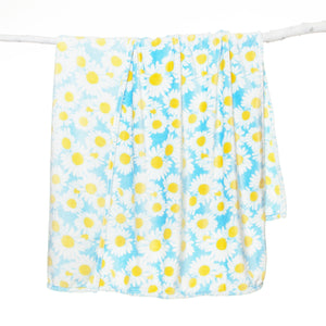 Flower Power Heavy Plush Throw