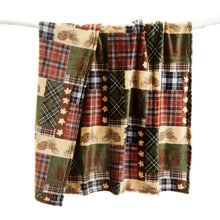 Load image into Gallery viewer, Rustic Plaid Heavy Plush Throw