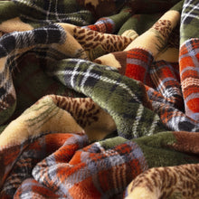 Load image into Gallery viewer, Rustic Plaid Heavy Plush Throw