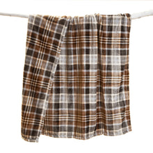 Load image into Gallery viewer, Autumn Plaid Heavy Plush Throw