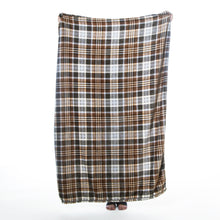 Load image into Gallery viewer, Autumn Plaid Heavy Plush Throw