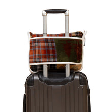 Load image into Gallery viewer, Tree Plaid Travel Blanket