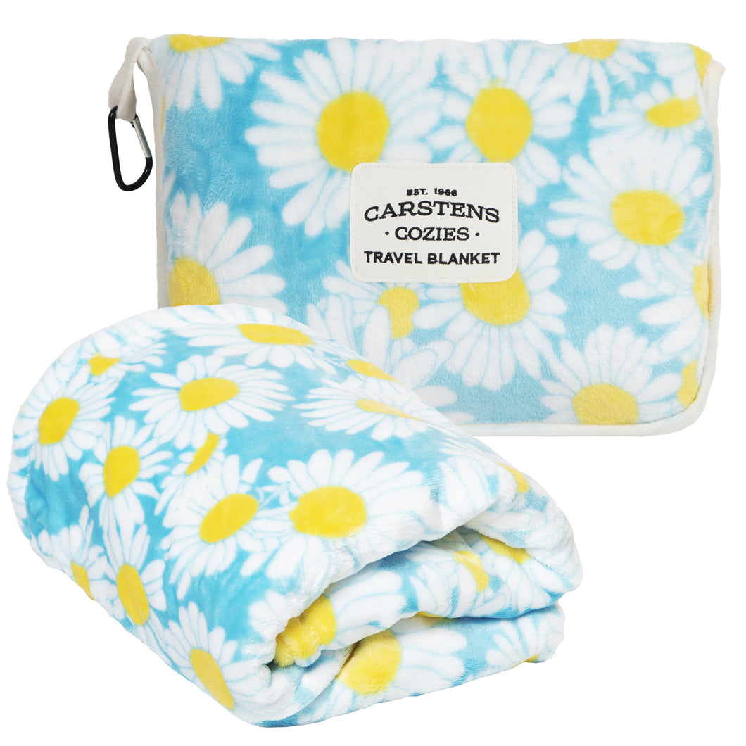 Flower Power Travel Blanket