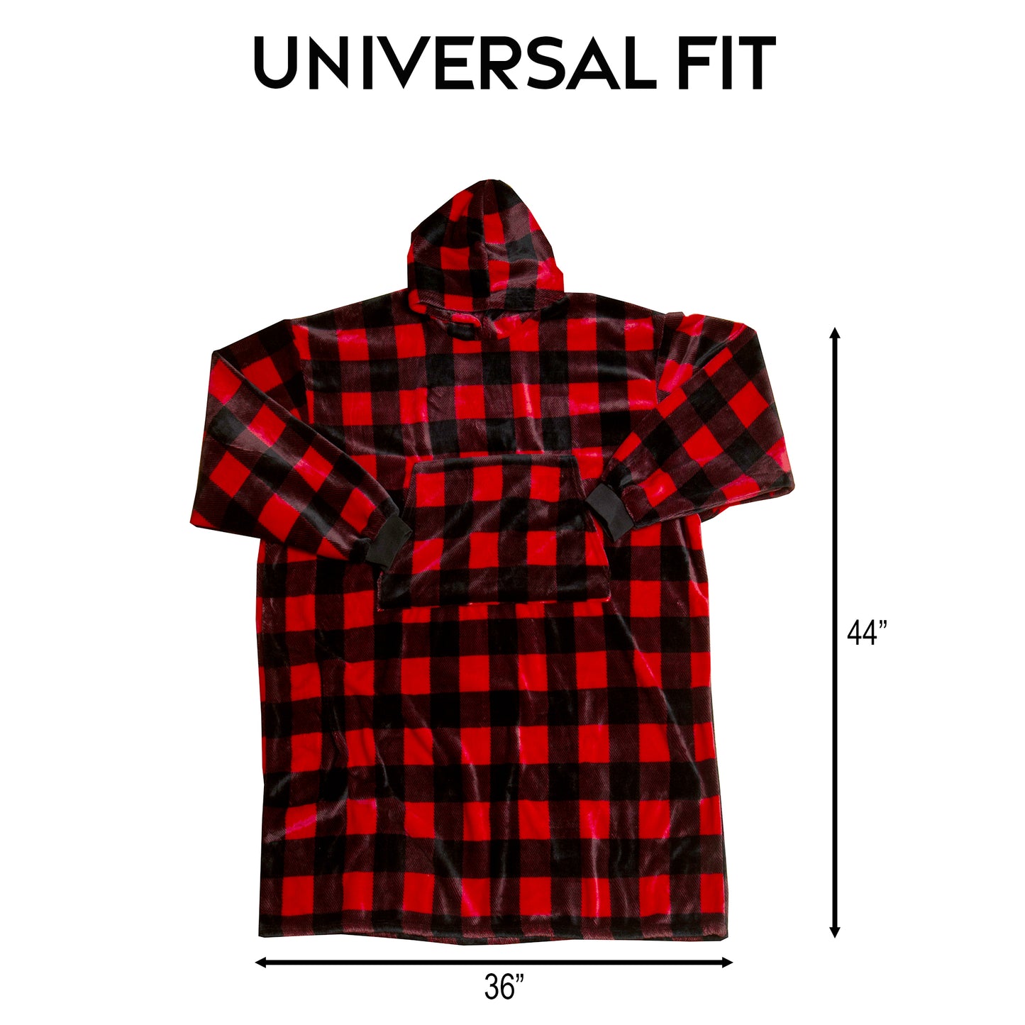 Lumberjack Red Hooded Blanket