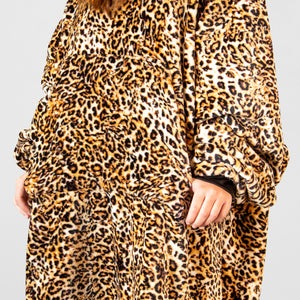 Leopard Hooded Blanket