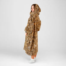 Load image into Gallery viewer, Leopard Hooded Blanket