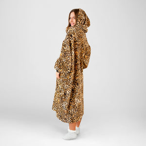 Leopard Hooded Blanket