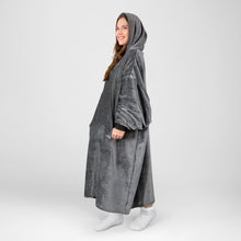Load image into Gallery viewer, Perfect Grey Hooded Blanket
