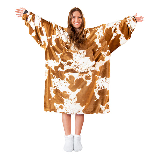Hair on Hide Hooded Blanket