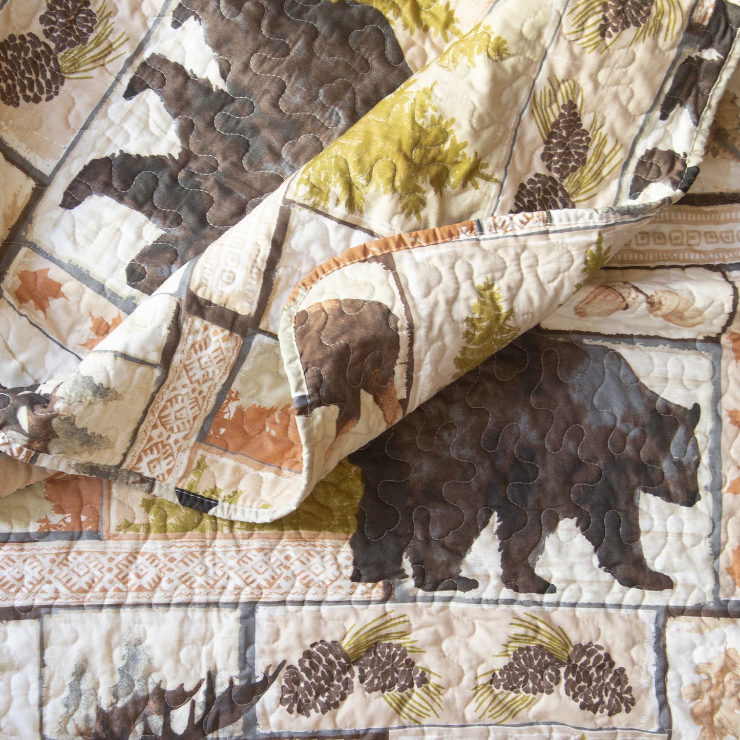Vintage Lodge Quilt Set