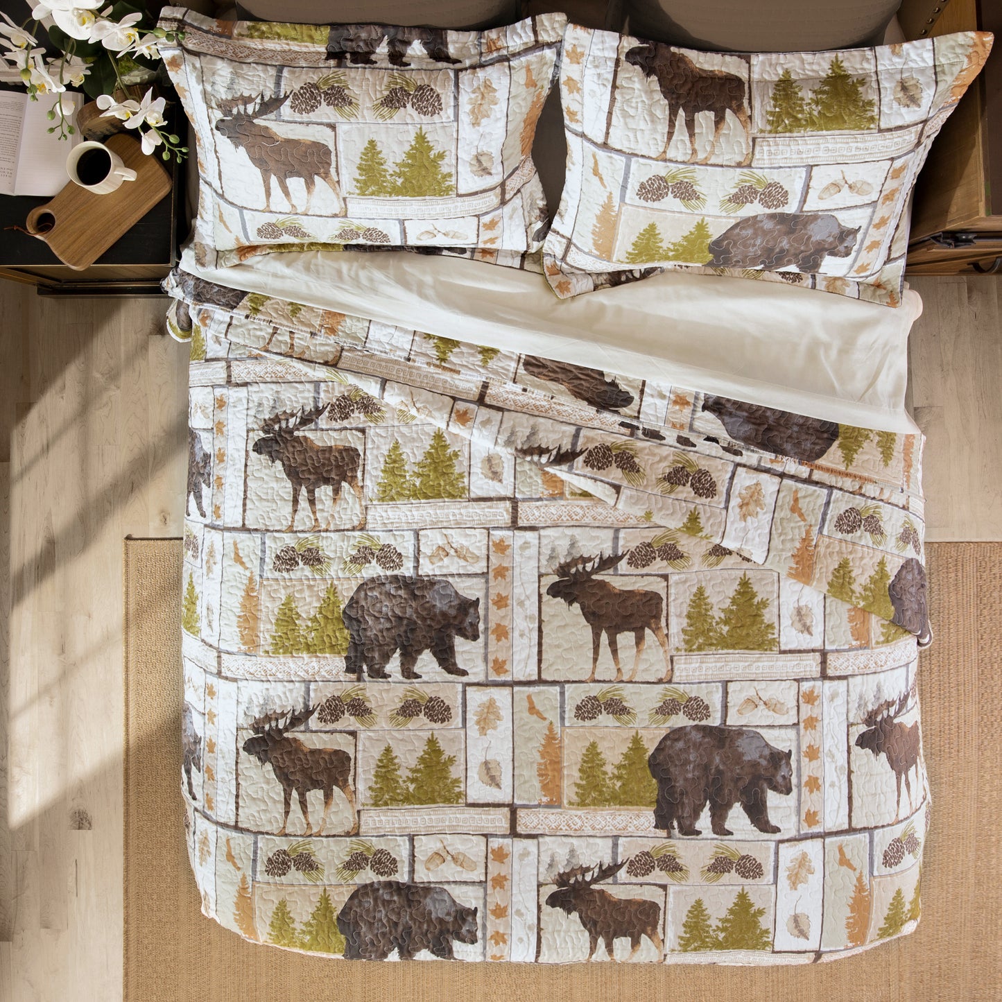 Vintage Lodge Quilt Set