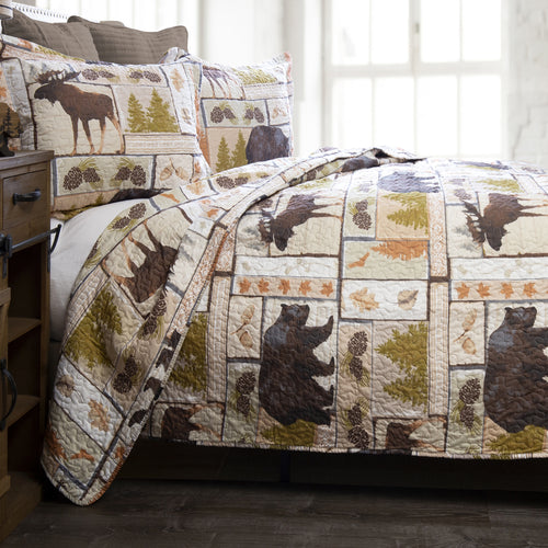 Vintage Lodge Quilt Set