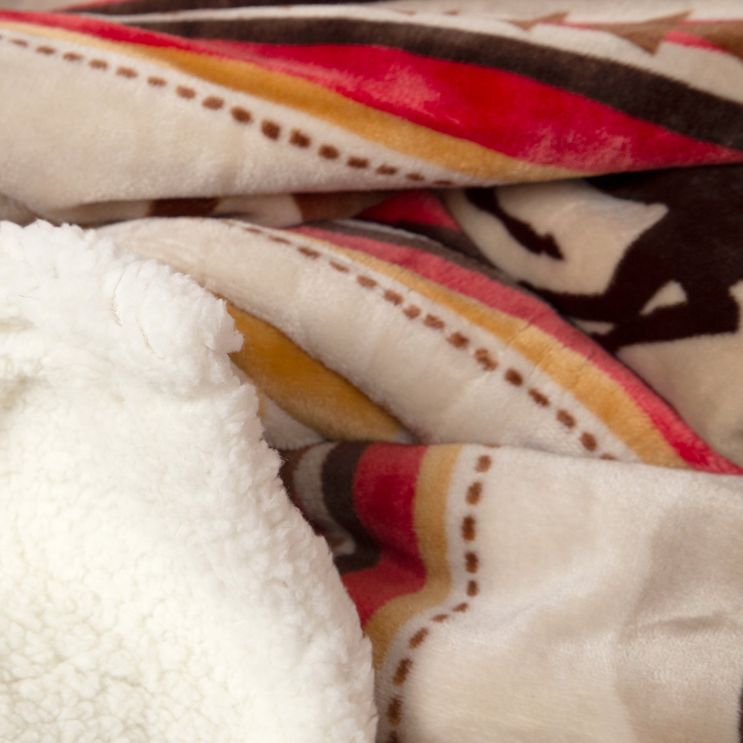 Wrangler® Running Horse Plush Sherpa Throw