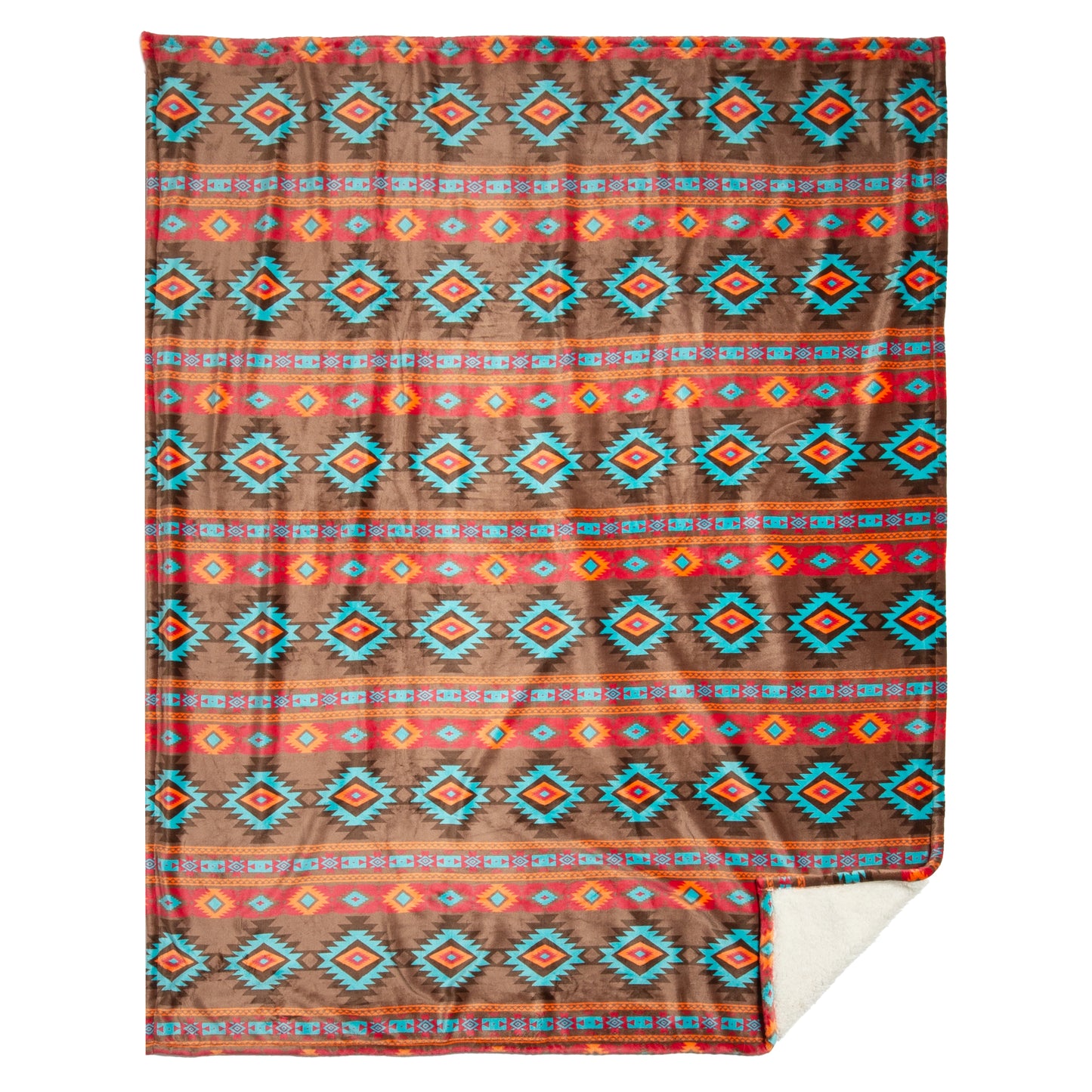 Wrangler® Southwest Horizon Plush Sherpa Throw
