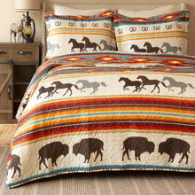 Load image into Gallery viewer, Wrangler® Western Stripe Quilt Set