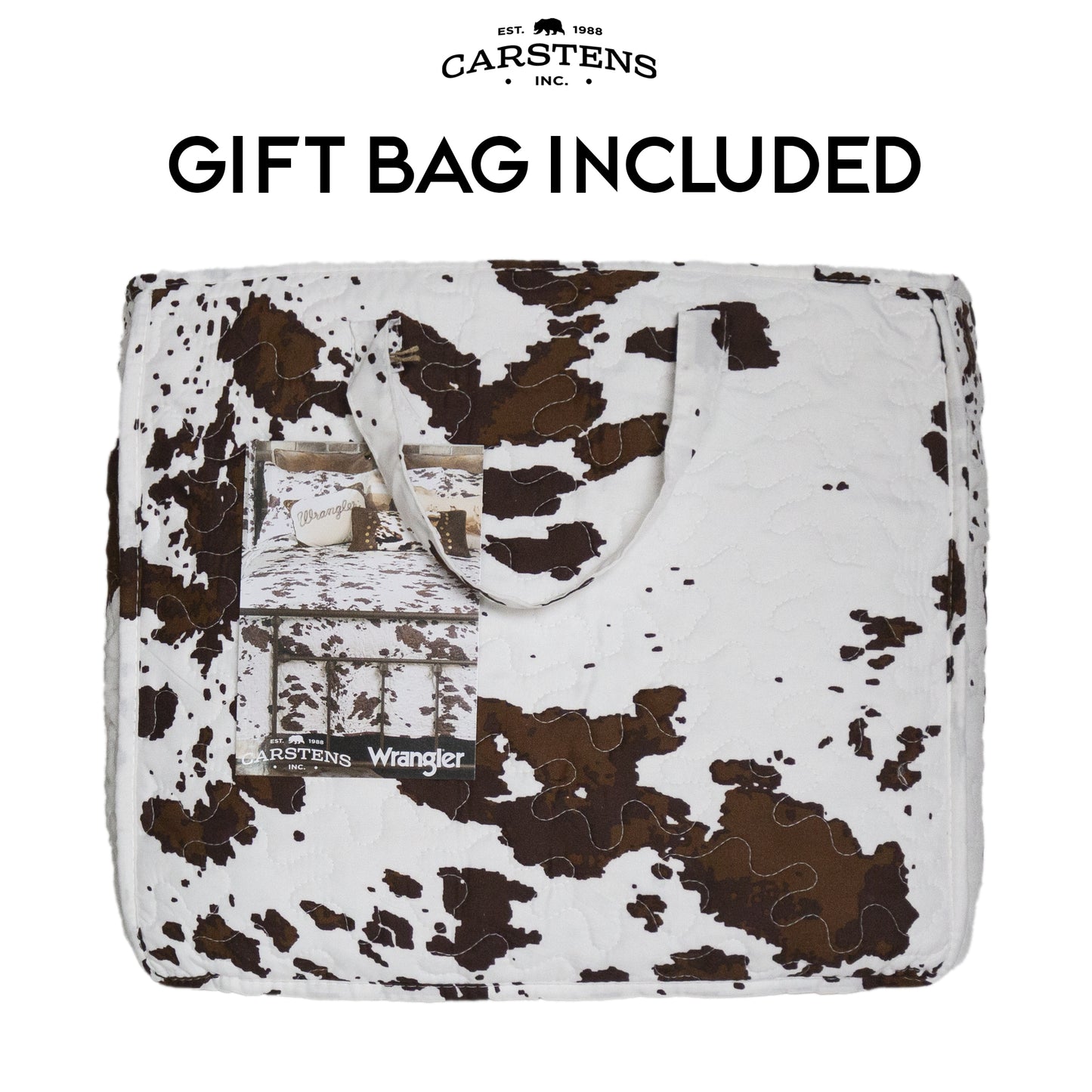 Wrangler® Cowhide Quilt Set