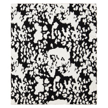 Load image into Gallery viewer, Wrangler Black &amp; White Cowhide Stretchy Throw Blanket