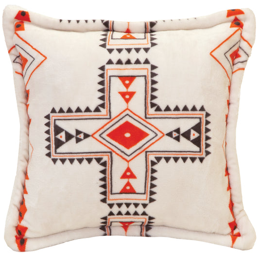 Wrangler Santa Fe Sun Plush Sherpa Pillow