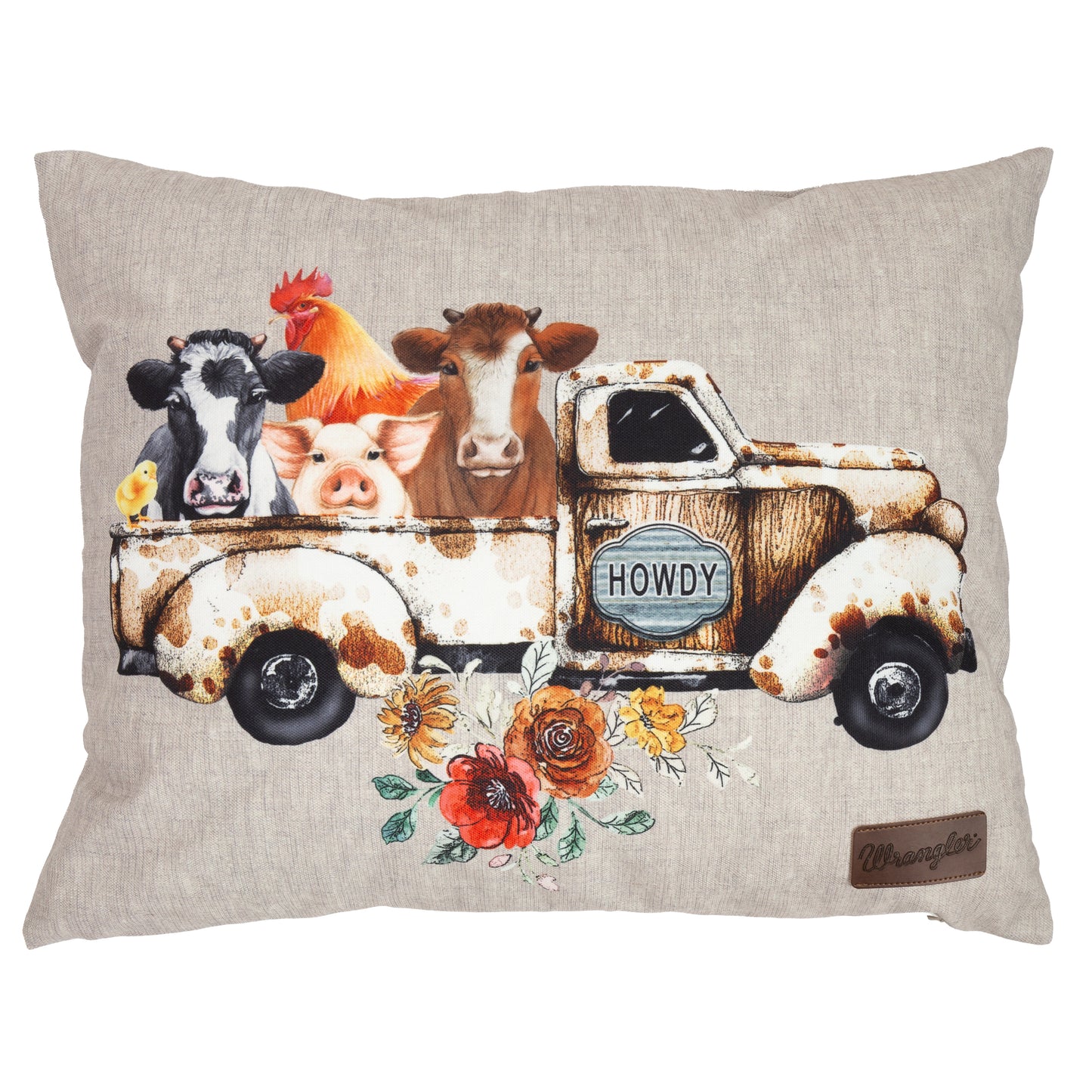 Wrangler® Vintage Truck Outdoor Pillow