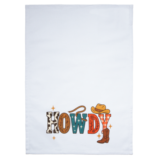 Wrangler® Howdy Tea Towel
