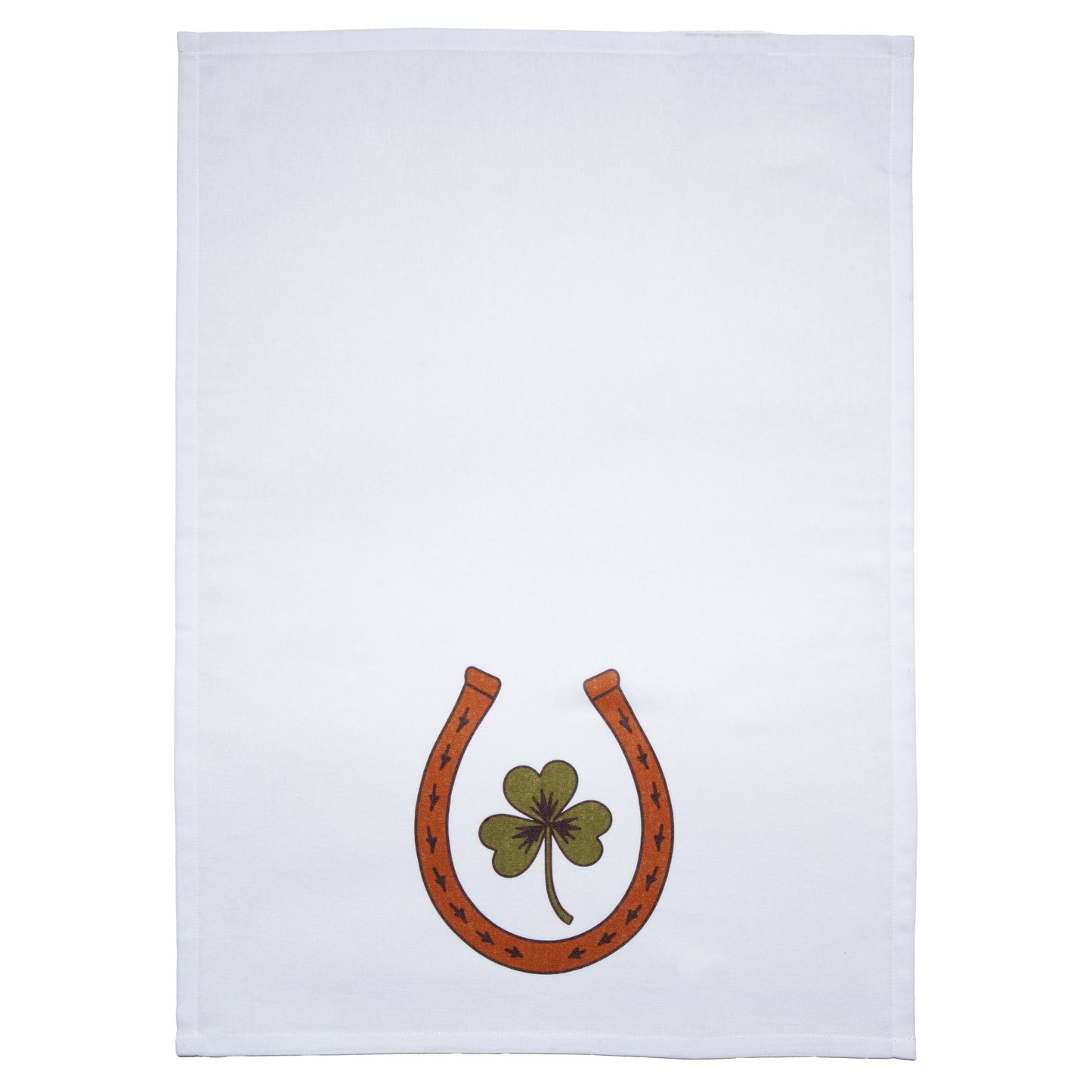 Wrangler® Horseshoe Clover Tea Towel