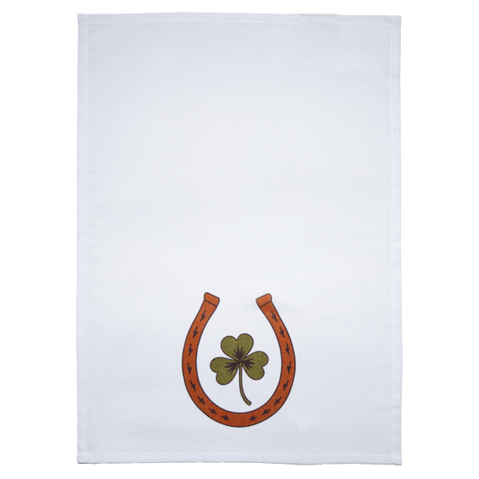 Wrangler® Horseshoe Clover Tea Towel
