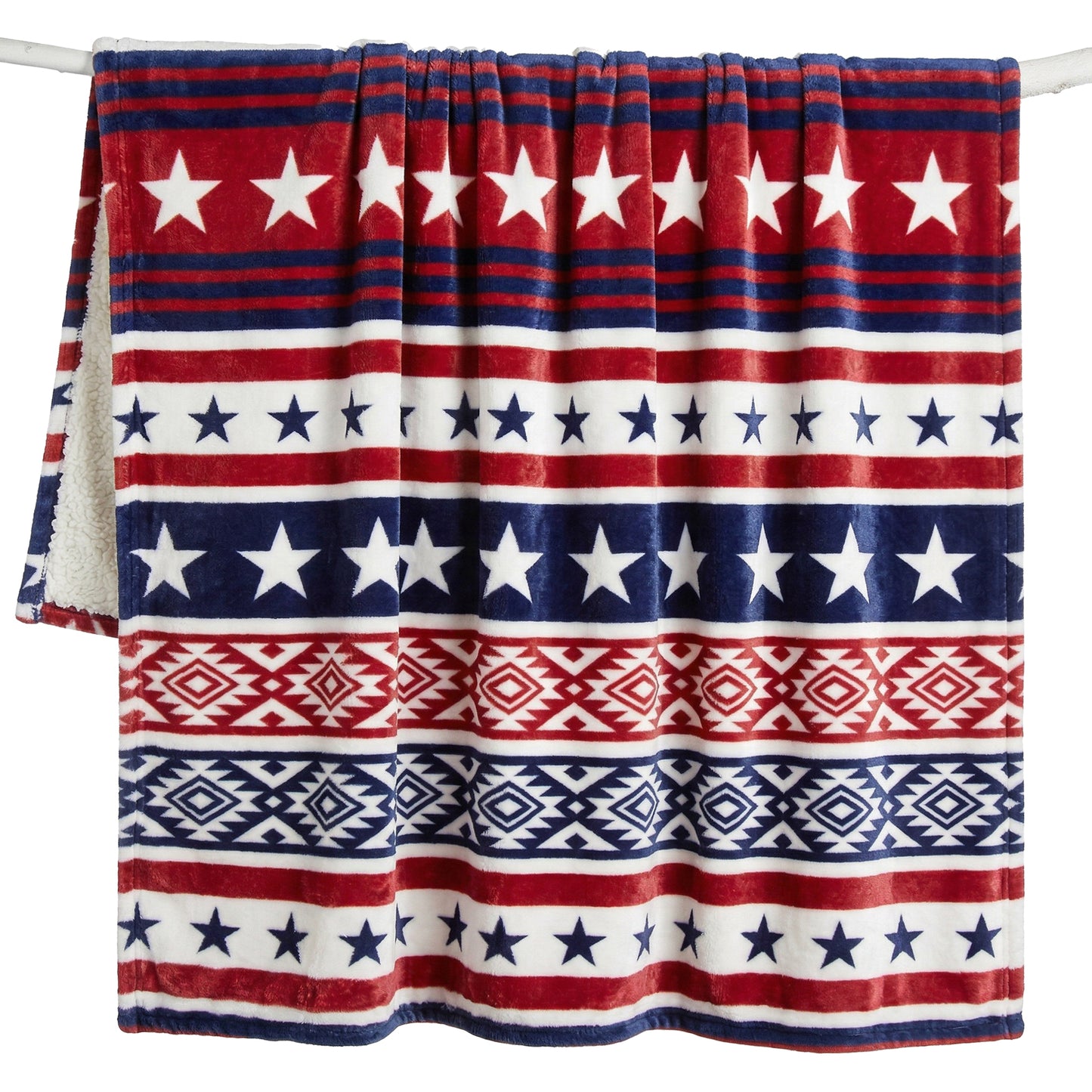 Wrangler® Western Sky Plush Sherpa Throw