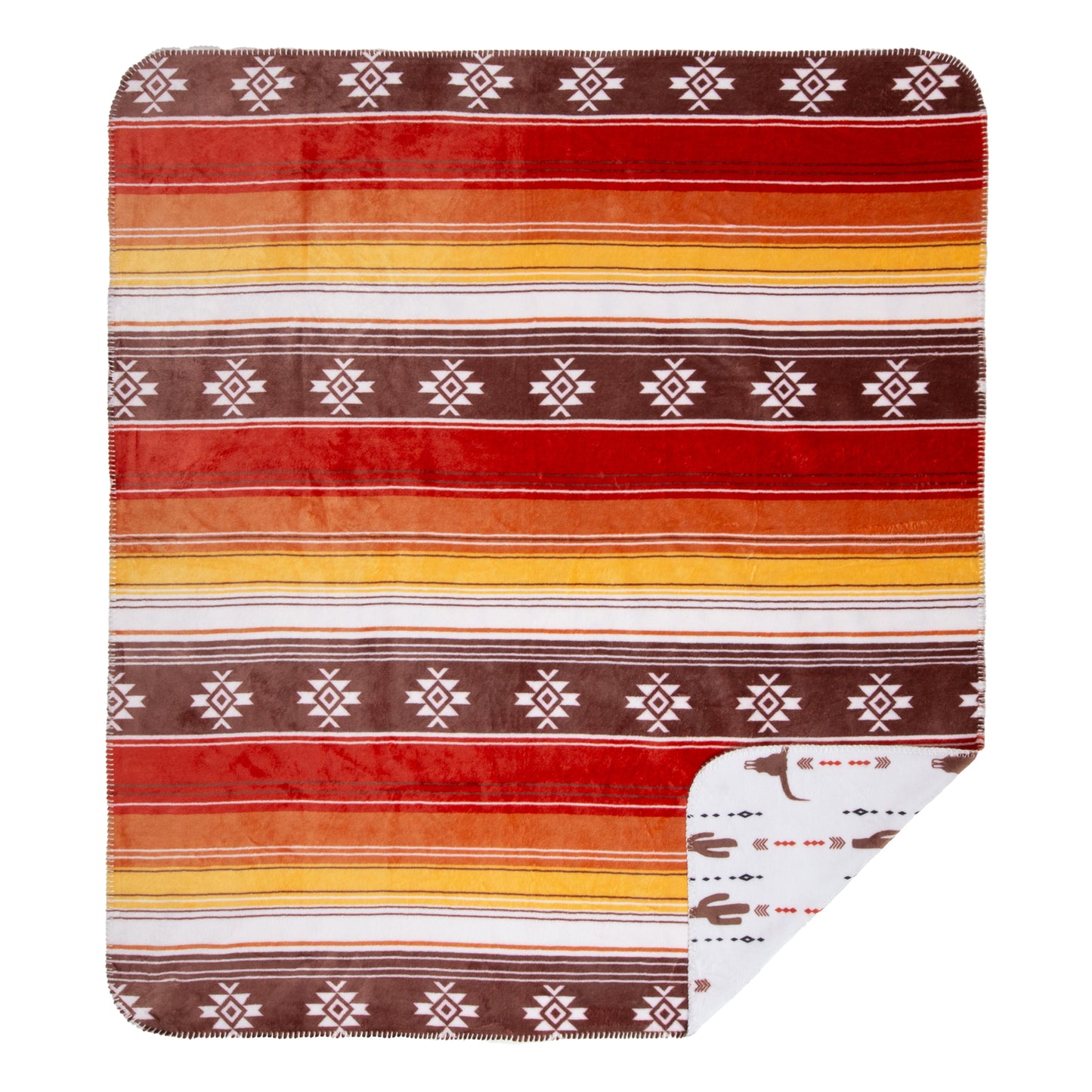 Wrangler® Desert Sands Reversible Plush Throw