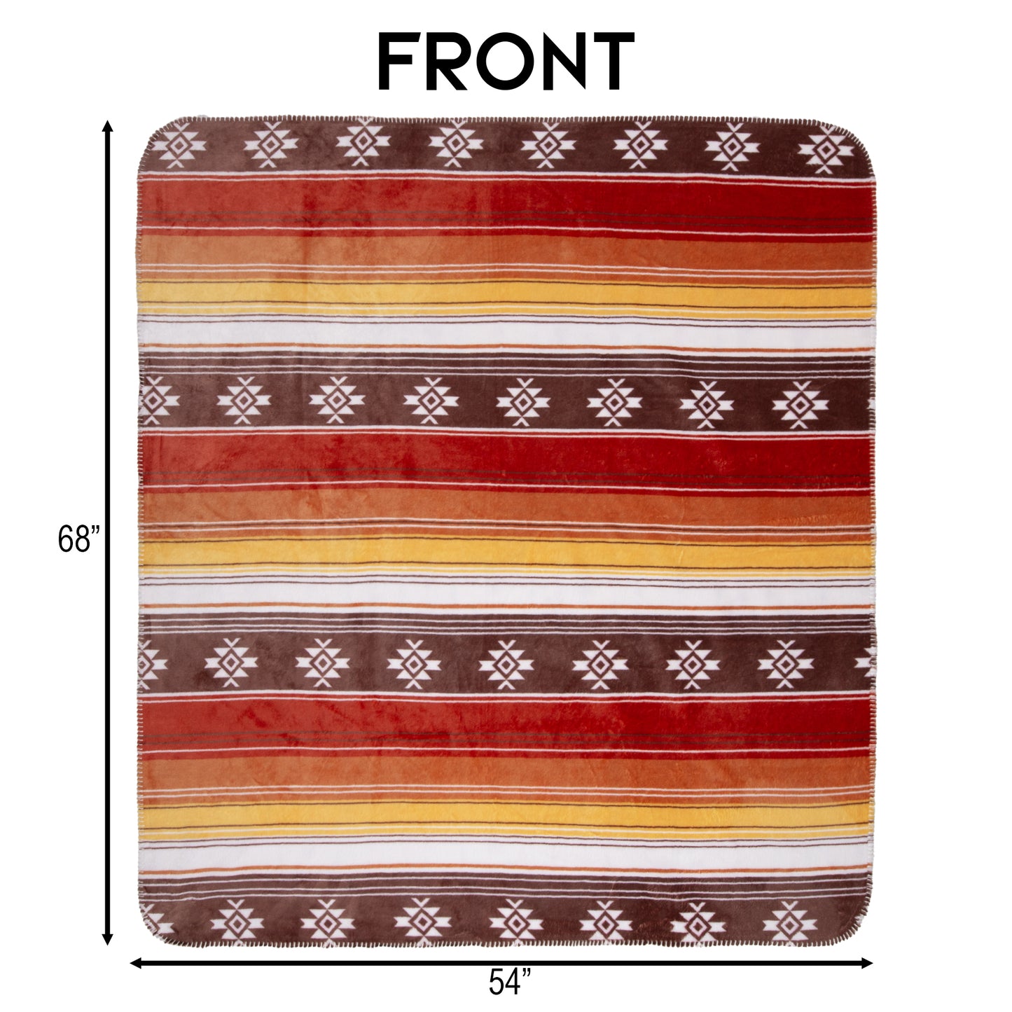 Wrangler® Desert Sands Reversible Plush Throw