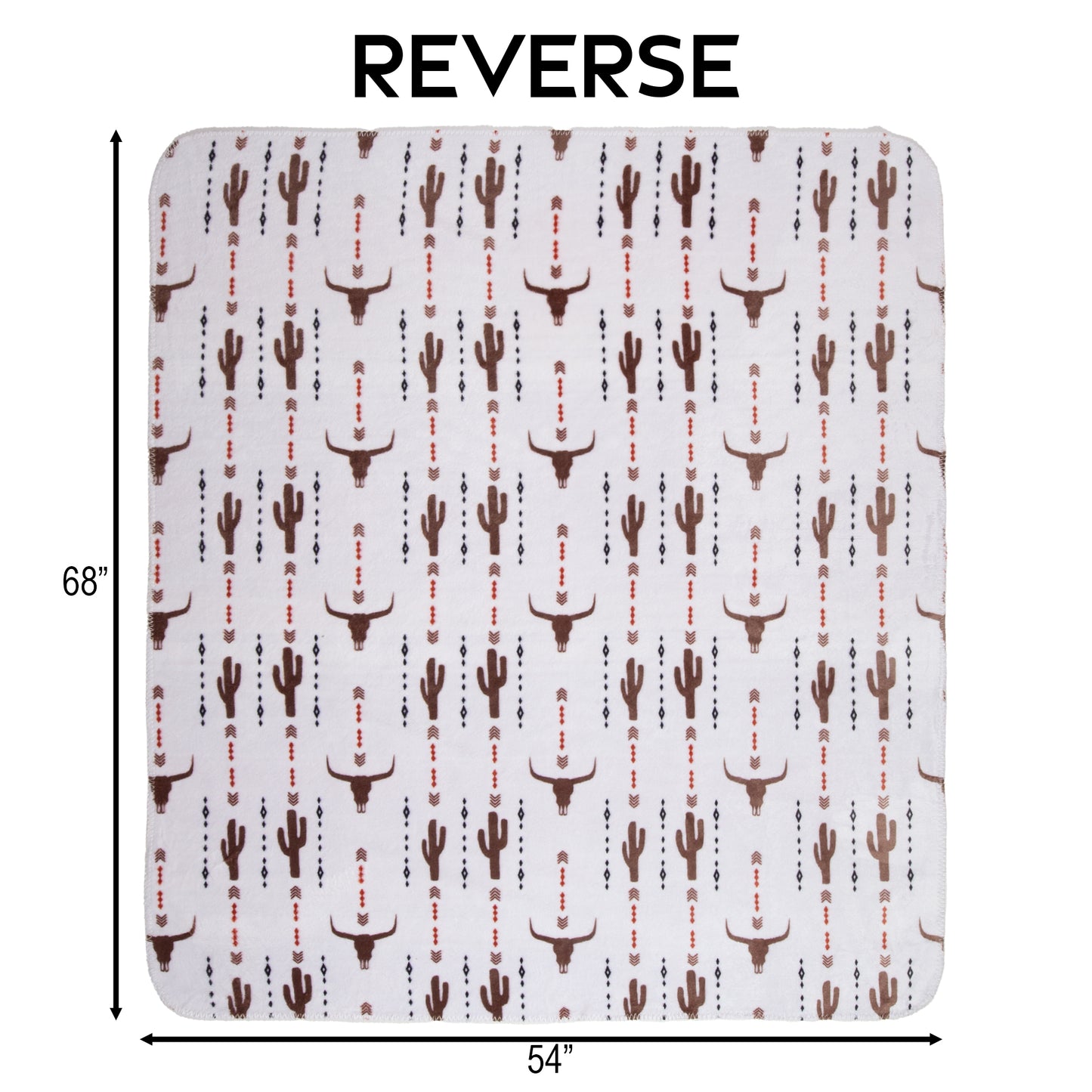 Wrangler® Desert Sands Reversible Plush Throw