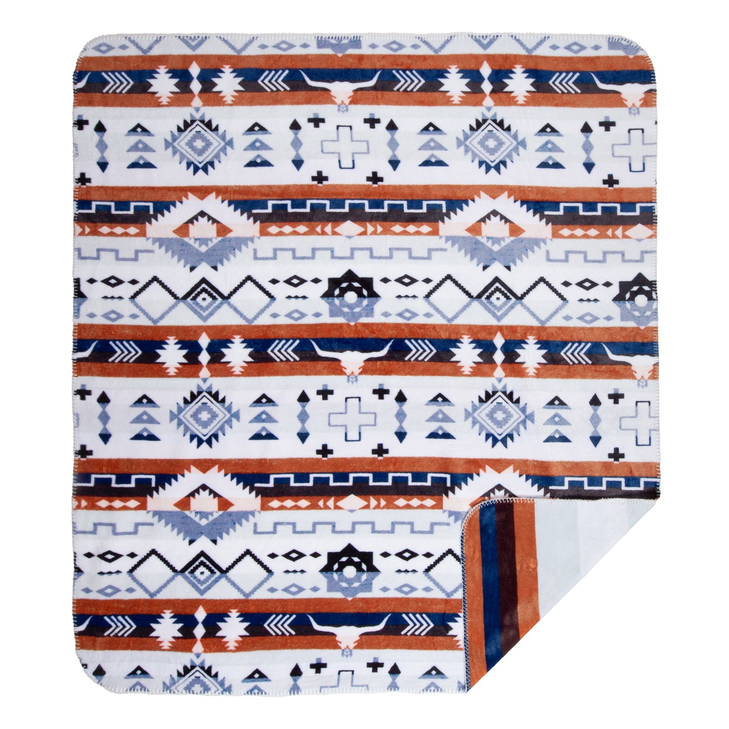 Wrangler® Limestone Butte Reversible Plush Throw