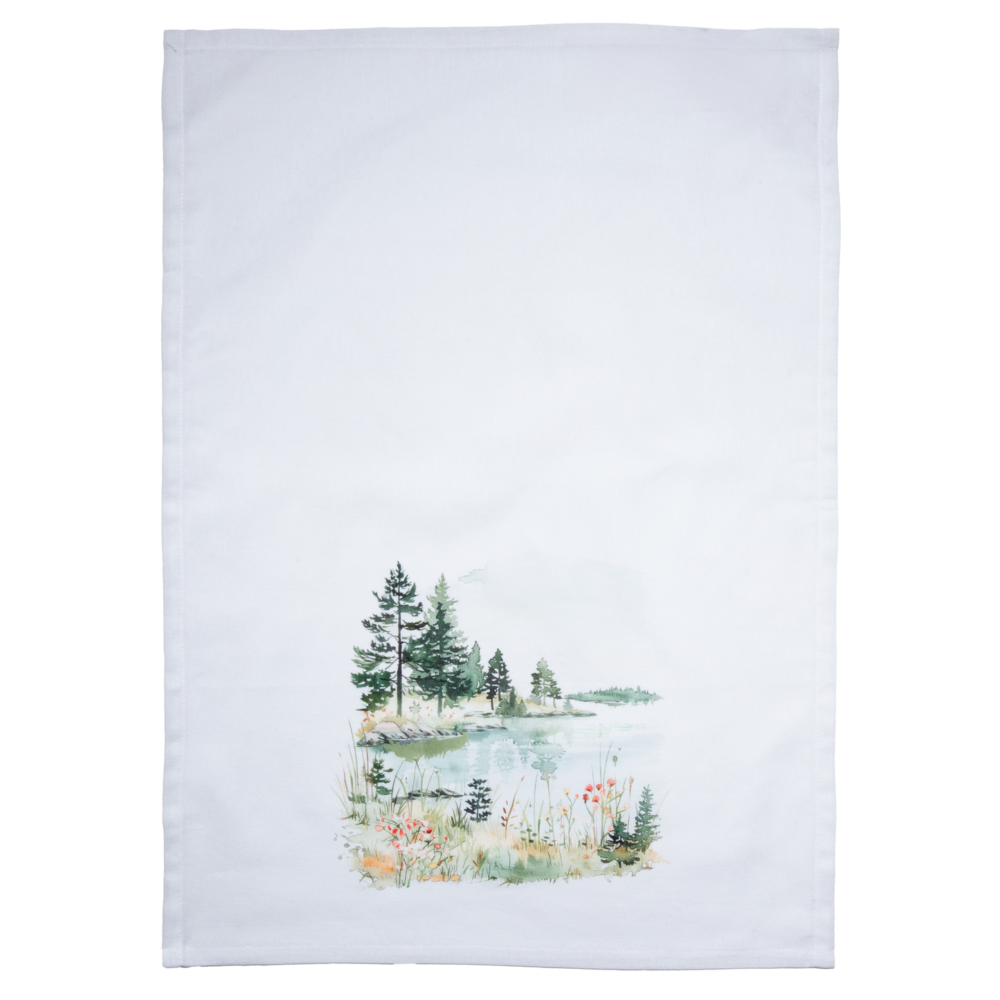 Lake Scene Tea Towel