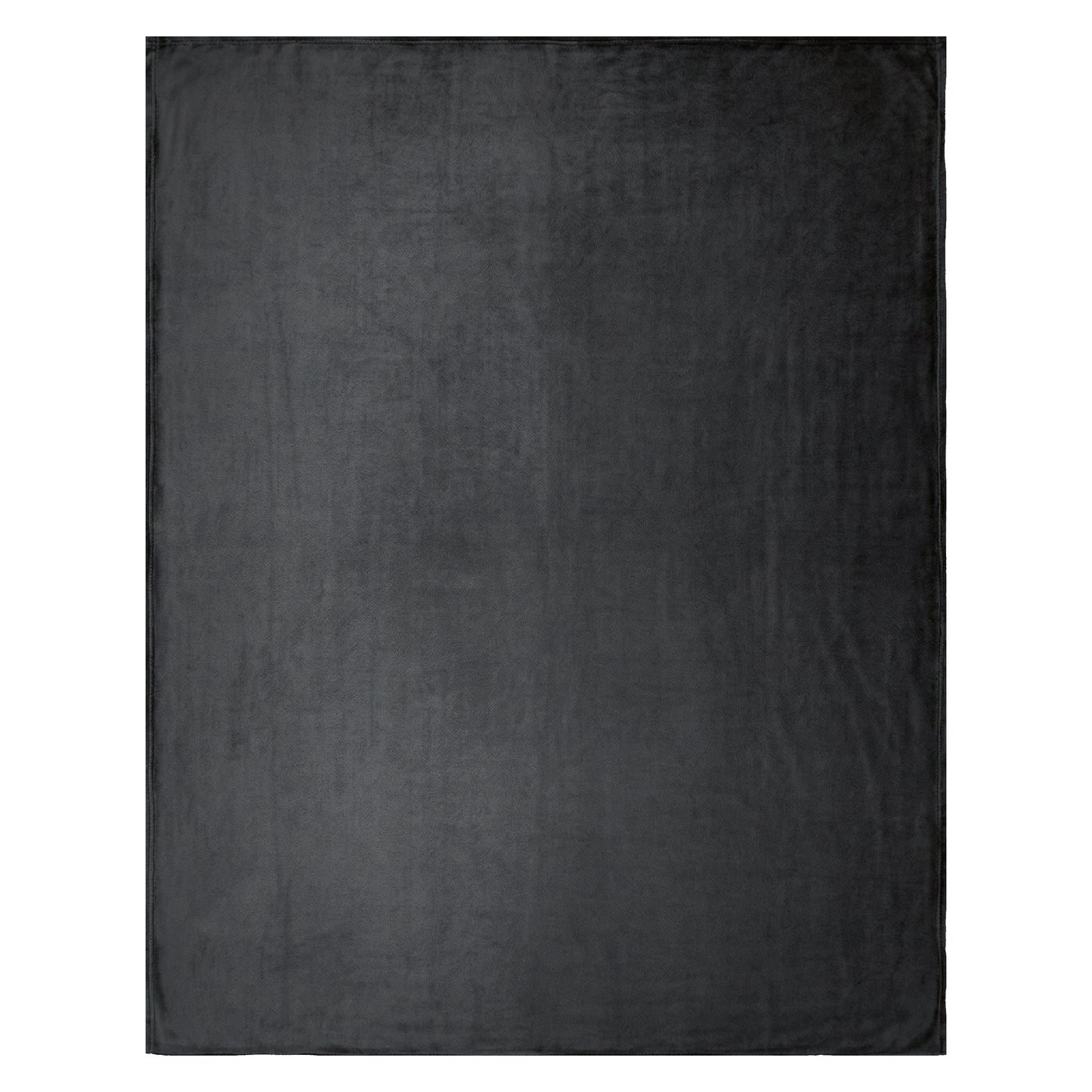 Grey Plush Sherpa Throw