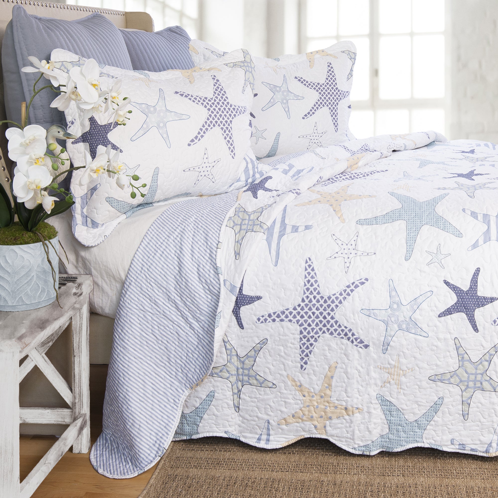 Starfish crib fashion bedding