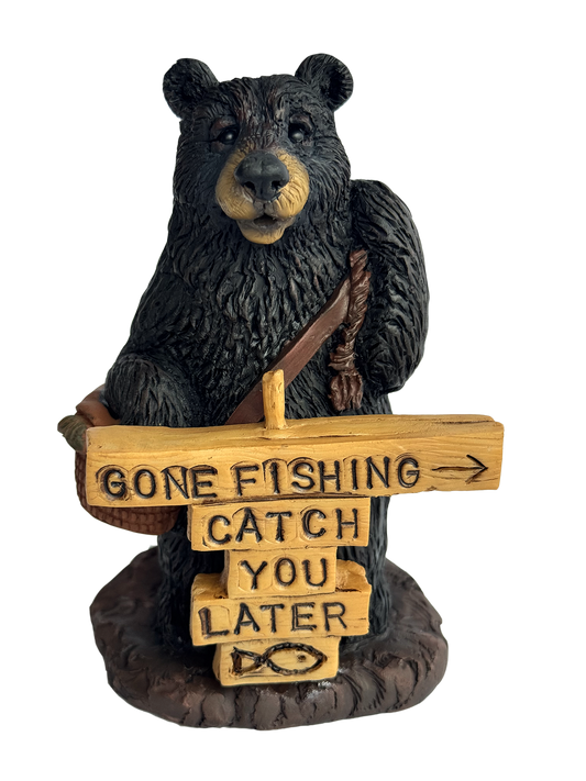 Gone Fishing Figurine